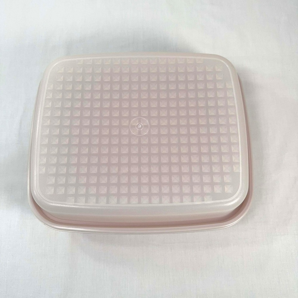 Vintage Tupperware Season Serve Marinade Container 1294 1295 Paprika Red
